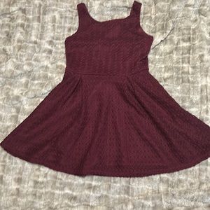 Maroon Short Dress
